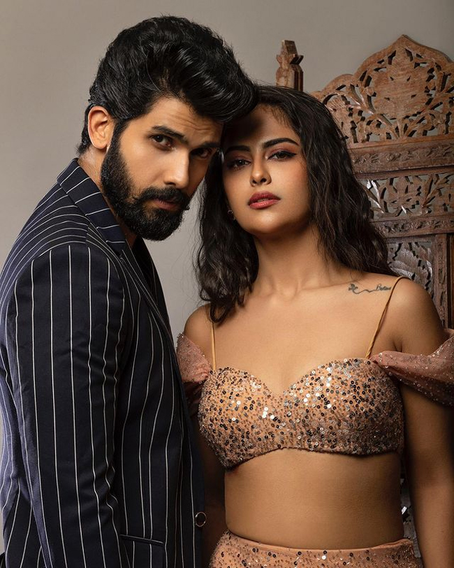 Sai Ronak N Avika Gor During Promotions Of Popcorn